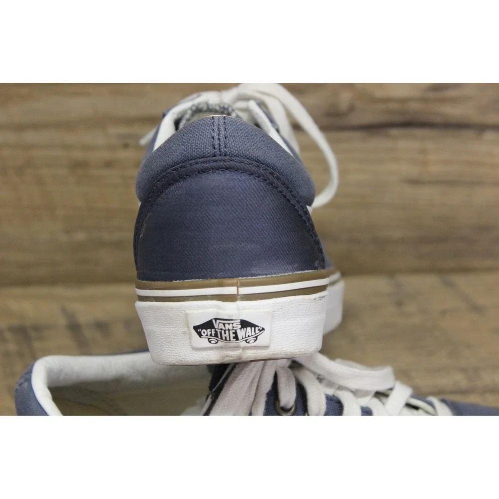 Vans unisex Old Skool canvas satin lace up low top sneakers M8‎ W9.5